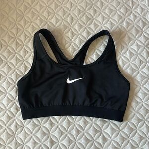Nike black sports bra